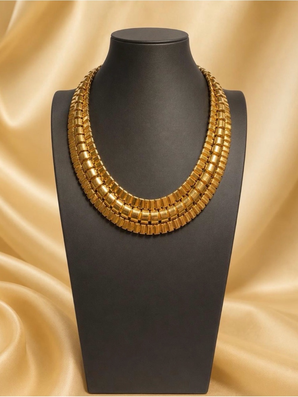 Aldo Gold-Tone Layered Collar Necklace